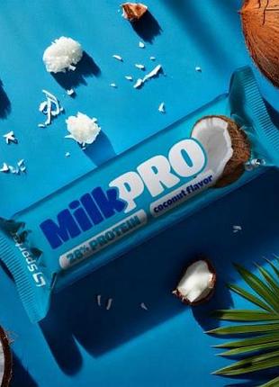 Протеиновый батончик sporter milk pro 29% протеина – 60 г кокос(324415784)