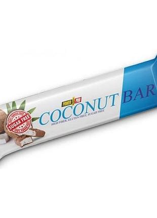Батончик power pro coconut bar sugar free, 50 грамм - кокос (609106)