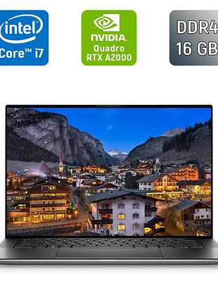Мобильная рабочая станция б-класс dell precision 5560 / 15.6" (1920x1200) ips / intel core i7-11850h (8 (16) ядер по 2.5 - 4.8
