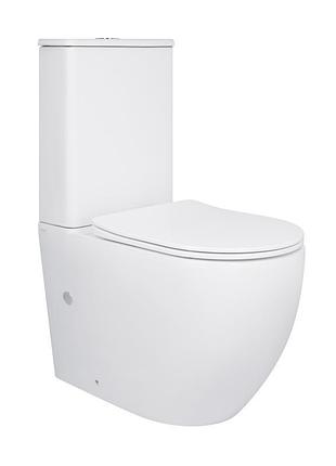 Унитаз-компакт qtap robin ultra quiet безободковый с сиденьем soft-close qt13222128auq1w