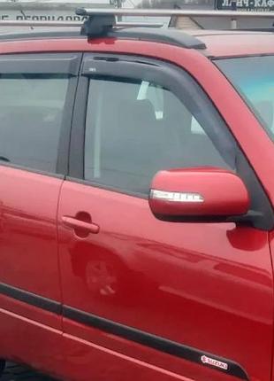 Ветровики на окна (4 шт, hic) для suzuki grand vitara 2005-2017 гг