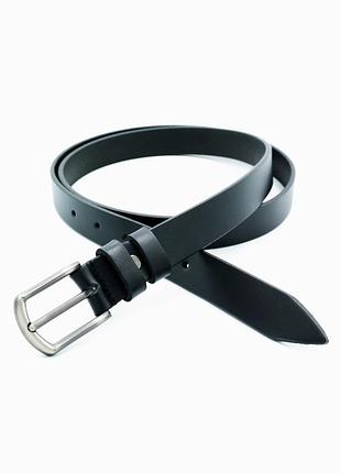 Женский кожаный ремень 2,3 х 105-125 см weatro черный ua-23cmk-002 110 см 125 см