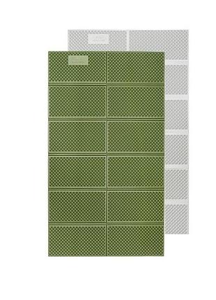 Коврик двойной складной ixpe naturehike cnk2450ws044 алюминиевая пленка (200x120х1.8 см) зеленый