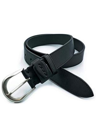 Женский кожаный ремень 3,3 х 105-120 см weatro черный zhin-itly-33k-0070 120 см