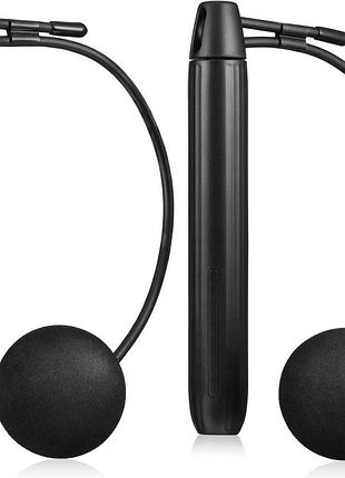 Умная скакалка gymtek smart с дисплеем и bluetooth черная