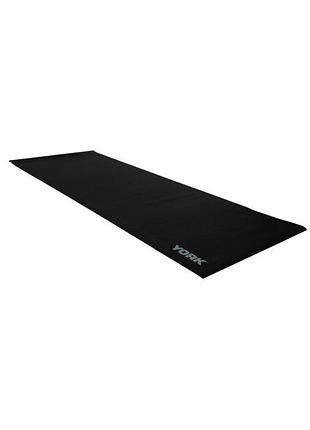 Килимок (мат) для фітнесу та йоги york fitness 0,3см чорний