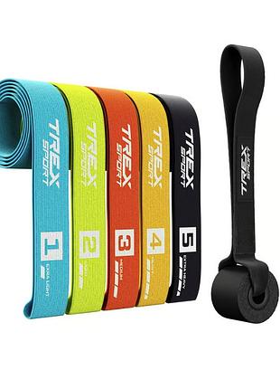 Набір резинок для фітнесу trex sport tx-005pb 5в1 set b