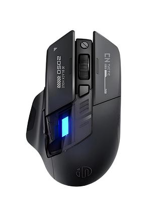 Мышь inphic a9 explorer v2 игровая с комбинированным подключением, подсветкой, 12800 dpi, чёрная