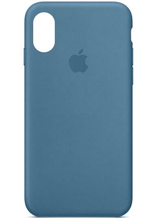 Чохол silicone case full protective (aa) для apple iphone xr (6.1") синій / blue jay