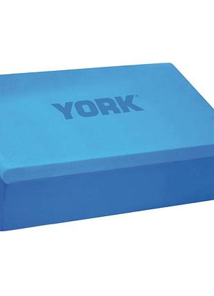 Блок для йоги york fitness блакитний