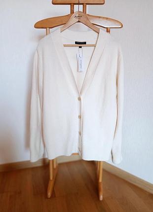 Кардиган новый шерсть merino wool свободный силуэт