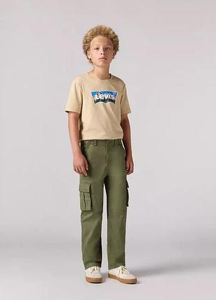 Брюки карго levi's для мальчика хаки 110 см (5 лет) (211 pvu khaki)