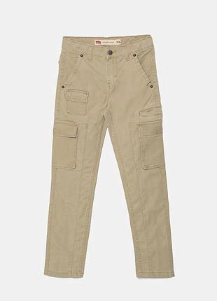 Брюки карго levi's для мальчика бежевый 116 см (6 лет) (222 pvu beige)