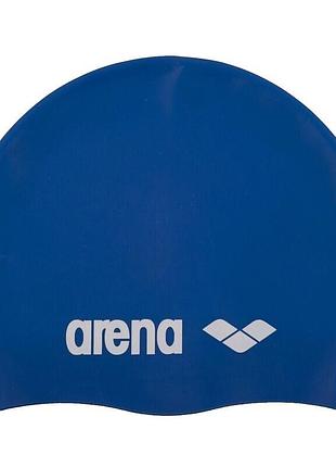 Стильна дитяча шапочка arena classic silicone jr синя