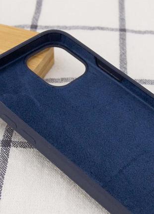 Чехол silicone case full protective (aa) для apple iphone 15 pro max (6.7") темно-синий / midnight blue 3