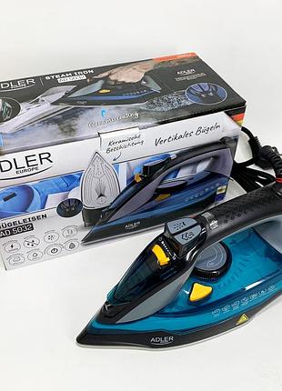 Утюг с керамической подошвой adler ad 5032 3000вт, утюг для любой одежды эффективный для одежды up-63