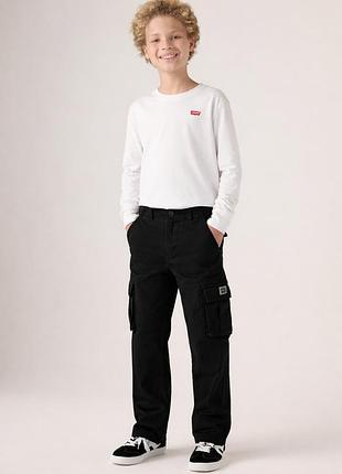 Брюки карго levi's для мальчика черный 110 см (5 лет) (211 pvu black)