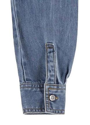 Джинсовое платье levi для девочек в голубом цвете. (j350 pvu milestone (152 (12a)) 5