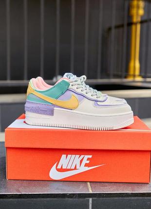 Nike air force 1 shadow шкіряні жіночі кросівки🆕найк аір форс шадоу🆕 кеди