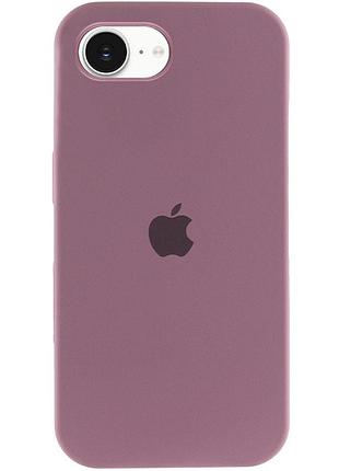 Чохол silicone case full protective (aa) для apple iphone 16e (6.1") ліловий / lilac pride