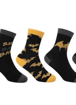Набір підліткових дитячих високих шкарпеток 5 шт. batman, 33-39