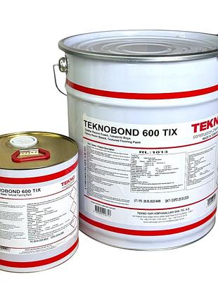 Эпоксидное текстурное цветное покрытие teknobond 600 tix, жемчужно-белый (ral 1013), 20 кг. все для ремонта master build