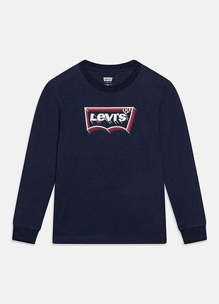 Лонгслів з логотипом levi's для хлопчика блакитний 80 см (12 мес) (268 pvu blue)