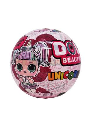 Дитяча лялька lol b934 doll beautiful unicorn у кулі | maxisvit