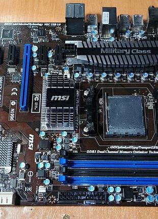 Материнська плата msi 990fxa-gd65 (sam3/am3+, amd 990fx, pci-ex16)