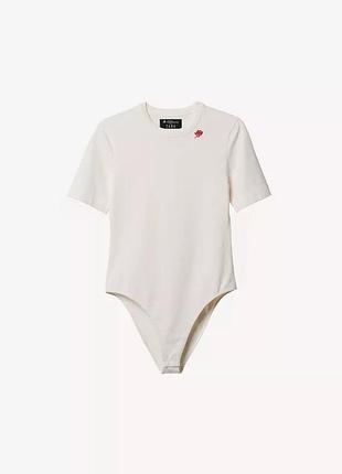 Вышитый боди с коротким рукавом willy chavarria x zara