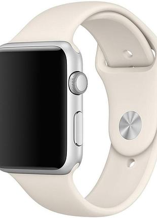 Ремешок sport band для apple watch 38/40/41 мм antique white m/l