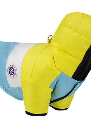 Курточка для собак ветрозащитная влагостойкая pet style "tagoon" голубая xl
