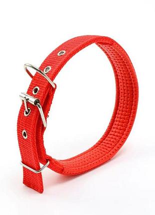 Ошейник для котов и кошек pet style "классический" красный 32-39 см