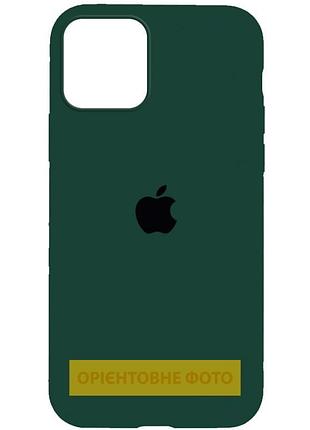 Чохол silicone case full protective (aa) для apple iphone 17 air (6.5") зелений / forest green