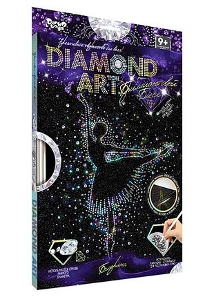 Комплект креативного творчества dar-01 "diamond art" балерина | maxisvit