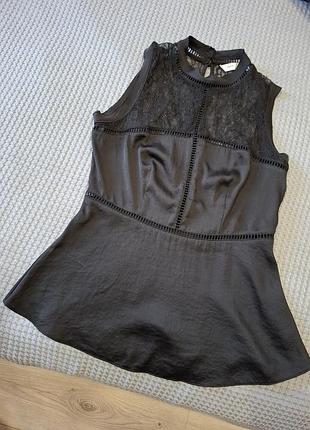 Топ чорний zara  , xs