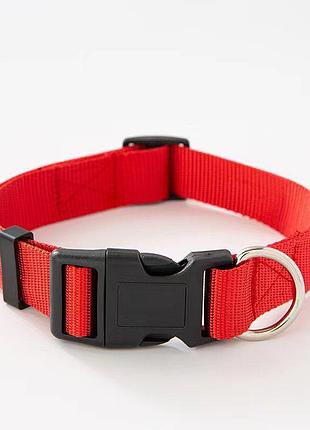Нашийник для котів pet style "нейлон" червоний m