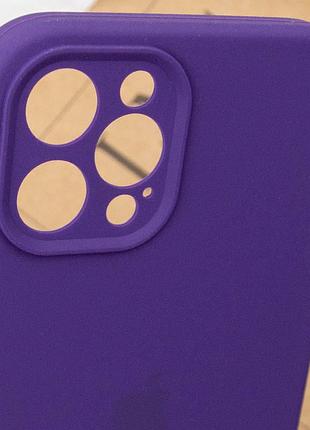 Чехол silicone case full camera protective (aa) для apple iphone 14 pro (6.1") фиолетовый / amethyst 6