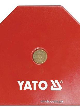 Струбцина магнітна для зварки yato : 11.5 кг, 64 х 95 х 14 мм [6/24]