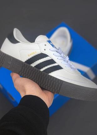 Жіночі кросівки adidas samba white rose