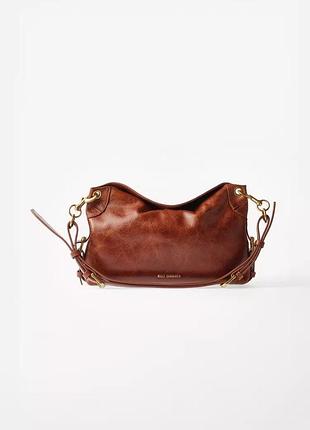Кожаная сумка через плечо willy chavarria x zara