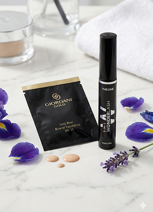 Набір для бездоганного погляду та тону від oriflame: туш the one wonderlash + тон giordani gold