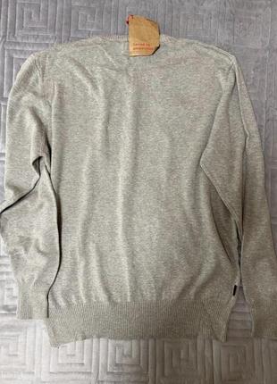Мужской серый свитер джемпер8 фото