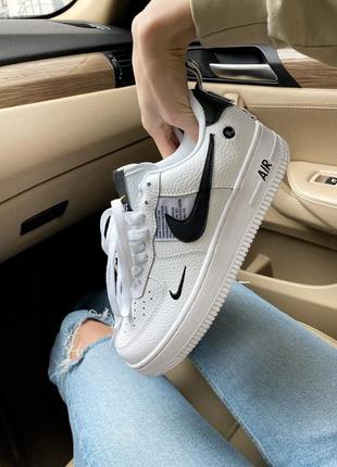 Кросівки nike air force 1 white/black кроссовки