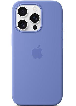 Чехол silicone case (aaa) with magsafe and animation (button) для apple iphone 16 pro (6.3") periwinkle 4