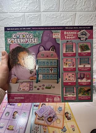 Ігровий набір spin master games gabby's dollhouse games hq multi-game set.