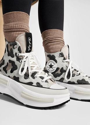 Кеди converse run star legacy cx platform leopard