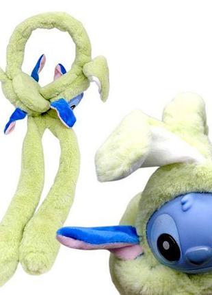 Мягкие ушки "stitch" для детей (зеленый)