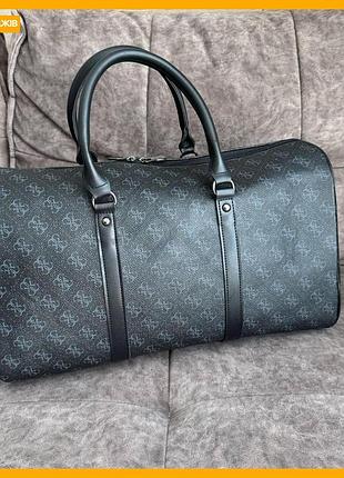 Женская сумка guess бежевая из экокожи городская для фитнеса и путешествий дорожная молочная