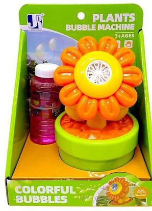 Мыльные пузыри "цветок" желтый